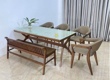 5+ walnut wood furniture factory in Binh Duong