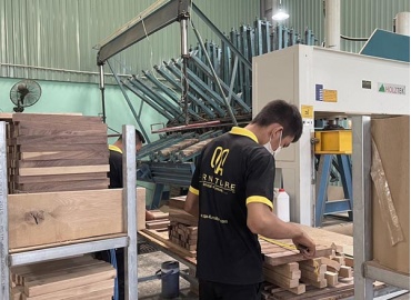 A walnut wood furniture manufacturing plant for construction projects in Vietnam