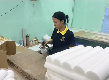 Reputable upholstered furniture manufacturing plant for resorts in Vietnam