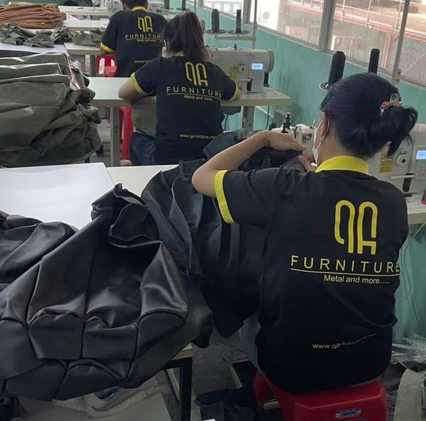 Employees of prestigious cushion factory in Binh Duong - QA Furniture