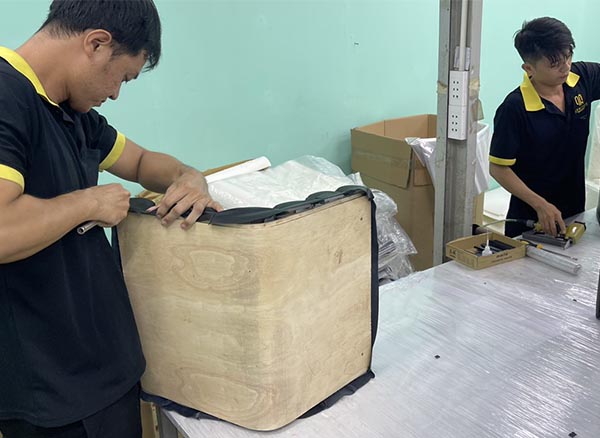 Prestigious factory for processing upholstery furniture for resorts in Binh Duong