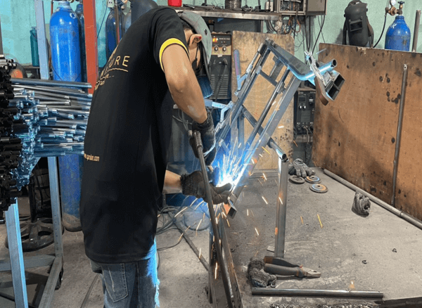 Metal furniture factory in Vietnam