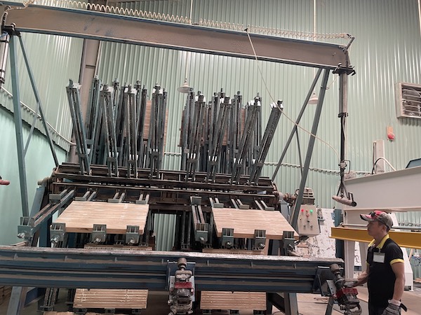 QA Furniture uses modern machinery to shorten production time