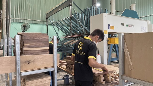 QA Furniture always ensures timely production progress