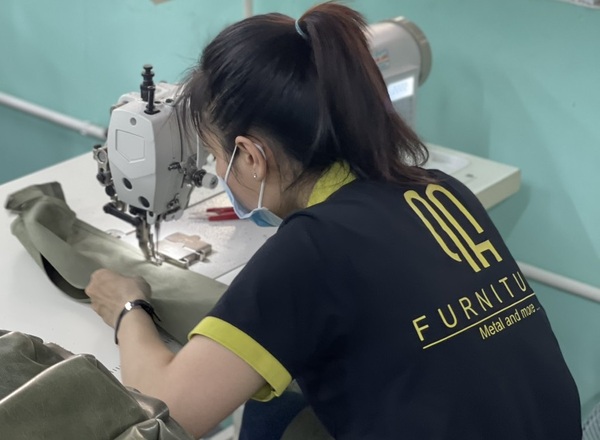 QA Furniture’s employees are meticulous in every stitch and needle